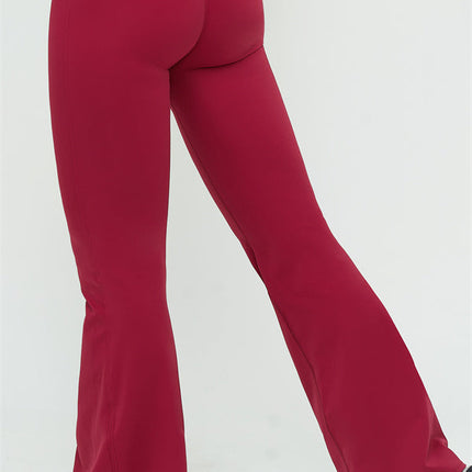 The Lushness Y-Back Sports Bra Flared Leggings 2-Piece Set