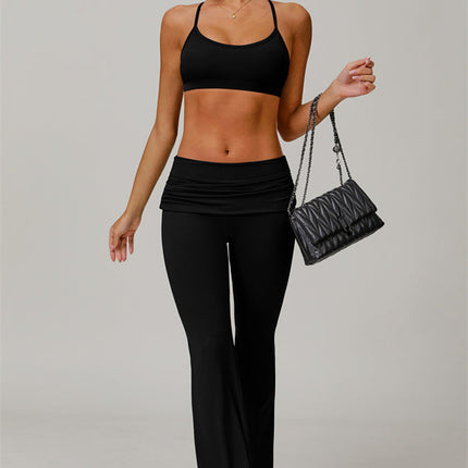 The Juno Star Sports Bra Flared Leggings 2-Piece Set