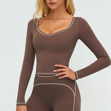 The Amara Long Sleeve T-shirt Flared Leggings 2-Piece Set