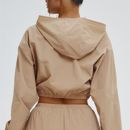 The Svelte UV protection Crop Hoodie