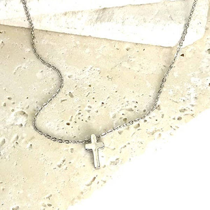 CLASSIC MINI CROSS NECKLACE | 47N15737-CROSS