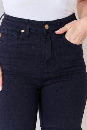 Judy Blue Full Size High Waist Tummy Control Bermuda Women Shorts
