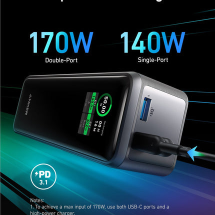 Anker Prime Power Bank (27K, 250W)