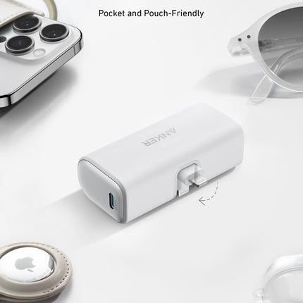 Anker Nano Power Bank (12W, Built-In Lightning Connector)
