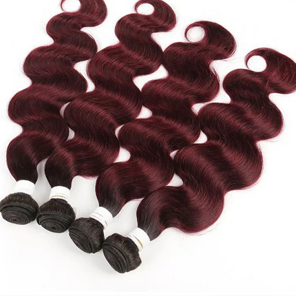 Rebecca Ombre Body Wave Human Hair Bundles | 1B/4/27/30/99J/613 Blonde Two & Three-Tone Remy Weave Deals