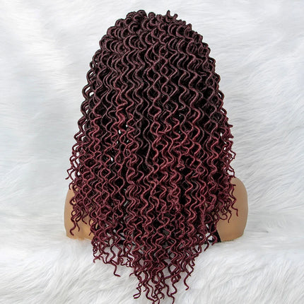 Water Wave Braided Wig | 9x6 Lace Front with Baby Hair
