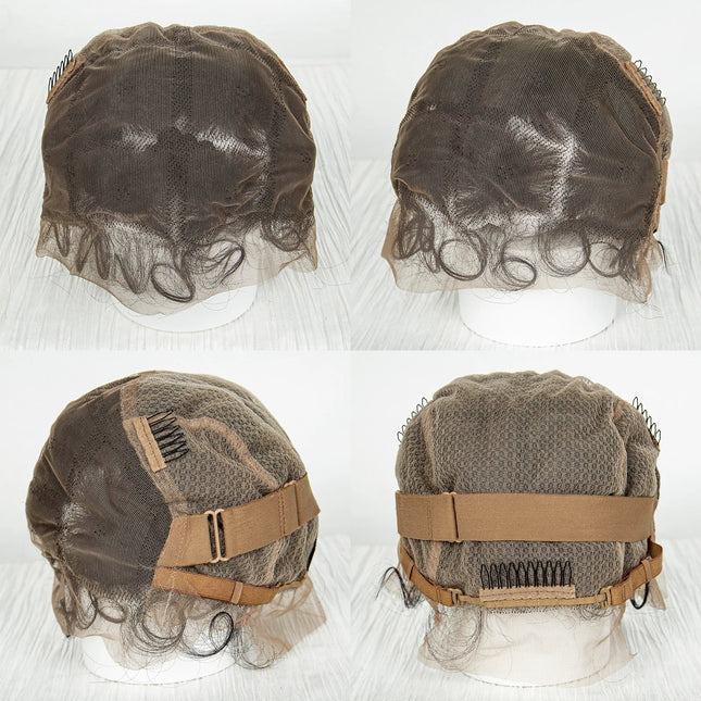 613 Blonde Handmade Bantu Knotless Braids Wig | Full Lace Frontal