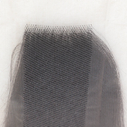Straight Top Lace Closure | Middle Part Transparent Swiss Lace 100% Human Hair (180% Density)