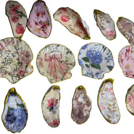 Handpainted Shell Trinket Dish