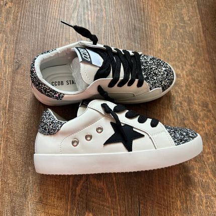Black Star with Dark Glitter Mix