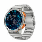 Silver three-piece steel strap