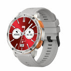 Silver plastic watch strap