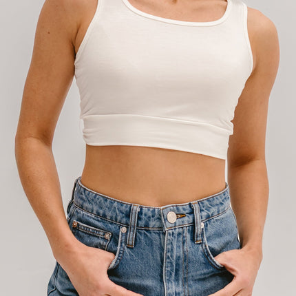 Classic Wide Strap Tank Halftee