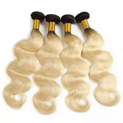 Rebecca Ombre Body Wave Human Hair Bundles | 1B/4/27/30/99J/613 Blonde Two & Three-Tone Remy Weave Deals