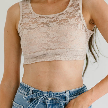 Full Lace Tank Halftee