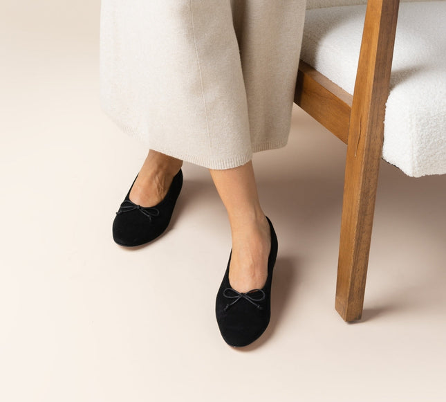 Amelie Black Suede