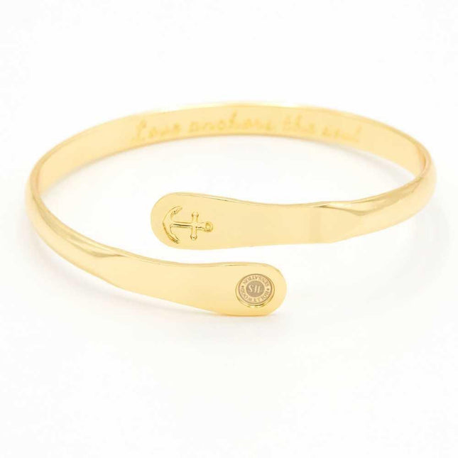 Anchor Bracelet Engraved Bracelets Love Anchors the Soul Anchor Bracelet