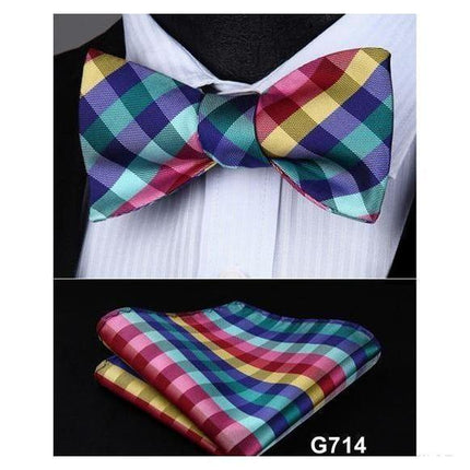 Assorted Bow Ties & Handkerchiefs Collection - Multiple Styles