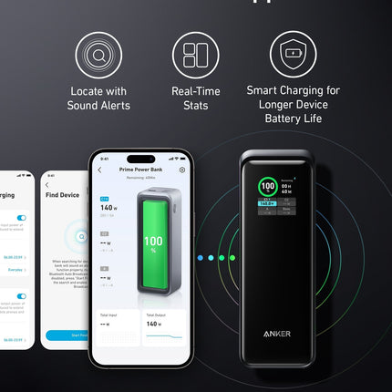 Anker Prime 27,650mAh Power Bank (250W) and 100W Charging Base