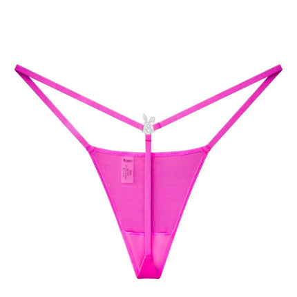 ICED OUT G-STRING IN HOT PINK