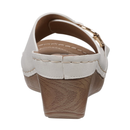 Women's Bay White Wedge Sandals