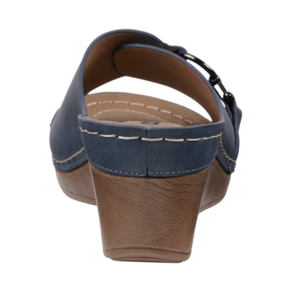 Women's Bay Navy Wedge Sandals