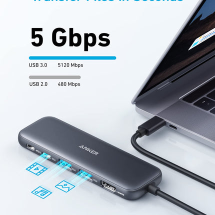 Refurbished Anker <b>332</b> USB-C Hub (5-in-1)