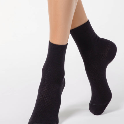 Conte Classic #15S-15SP(061) - 1 pair Elegant Cotton Women's Socks