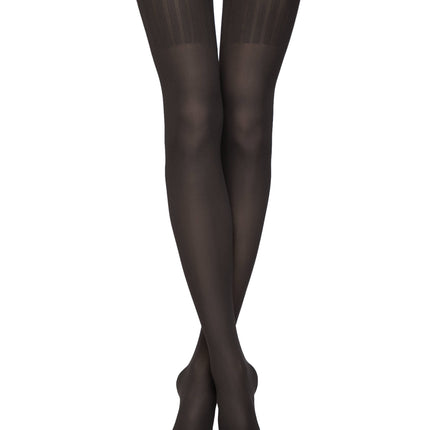 Conte Erica 60 Den - Fantasy Opaque Women's Tights with Imitation Mélange Golfs (12С-7СП)