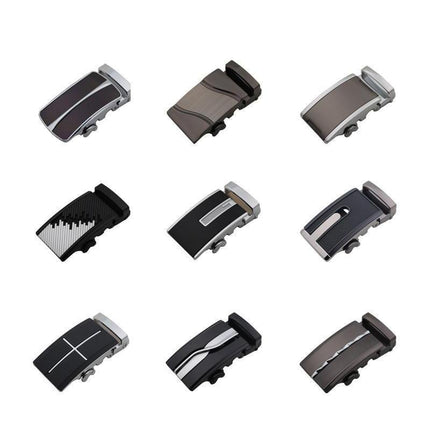 Black Silver Collection Belt Buckles - 9 Styles
