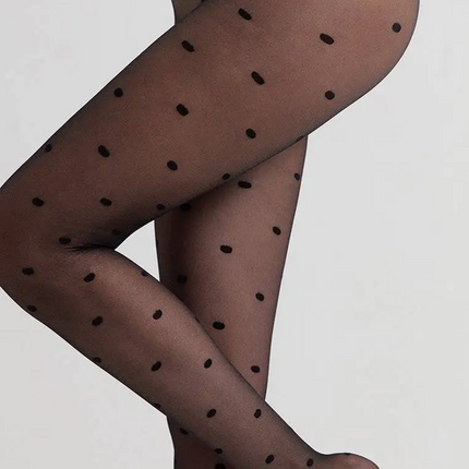 Conte (Poland) Desire 20 Den - Fantasy Women's Tights with Medium Polka Dots (18S-107/1SP)