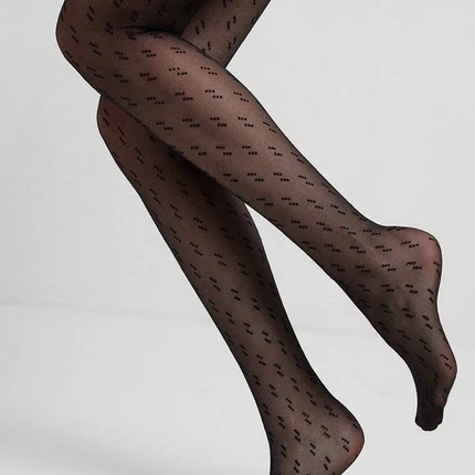 Conte Street 20 Den - Fantasy Thin Women's Tights with two triple dots pattern (21С-97СП)
