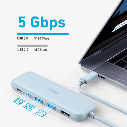 Refurbished Anker <b>332</b> USB-C Hub (5-in-1)