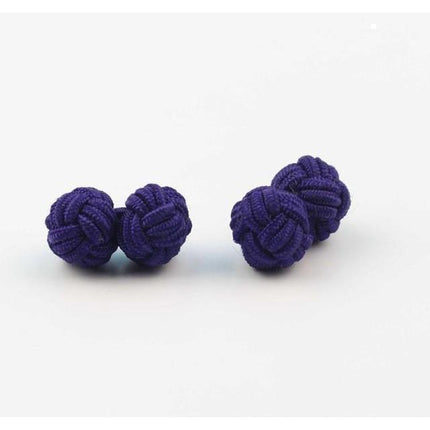 Braided Cufflinks - 15 Colors