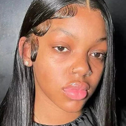 Brazilian Bone Straight Lace Front Human Hair Wig