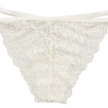 Lace Cheeky with Elastic Straps, XS-2X