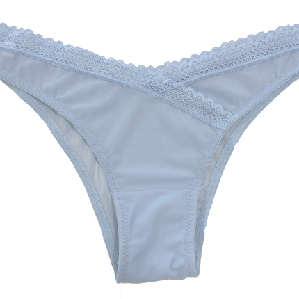 V-Front Mesh Cheeky with Lace, XS-2X