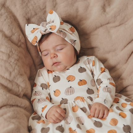 Pumpkins Beige (Bodysuit Dress)