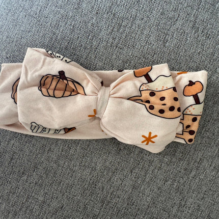 Pumpkin Spice (Bow Headband)