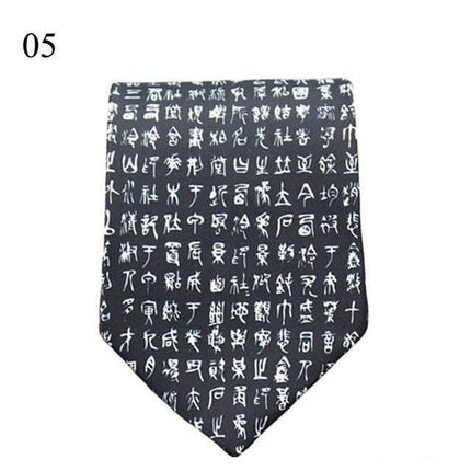 Calligraphy Collection Wide Neckties - 19 Colors & Styles