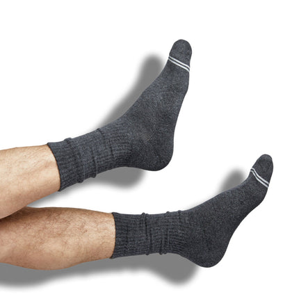 Charcoal Casual Crew 6-Pack