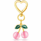 Small Cherry Charm (Pink & Green)