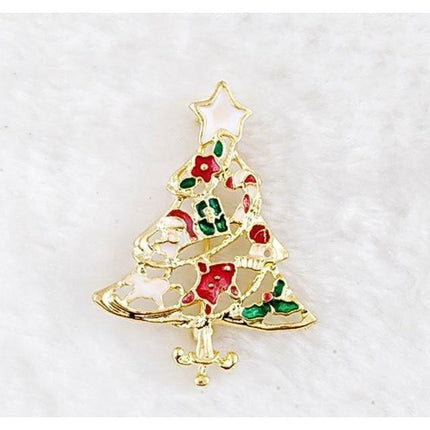 Christmas Collection Brooch Boutonnieres - 12 Styles