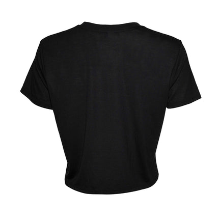 Confident Black Cropped Top