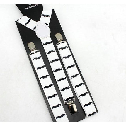 Crazy Mustache Collection Suspenders - 4 Styles