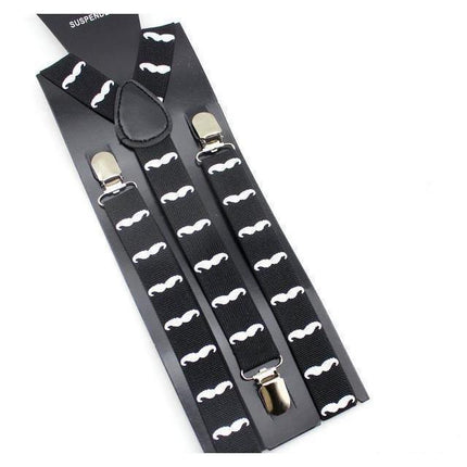 Crazy Mustache Collection Suspenders - 4 Styles