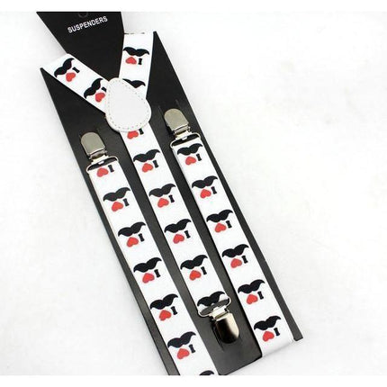 Crazy Mustache Collection Suspenders - 4 Styles
