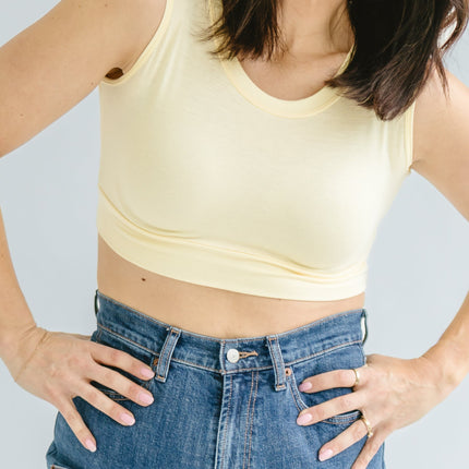 Crew Neck Tank Halftee