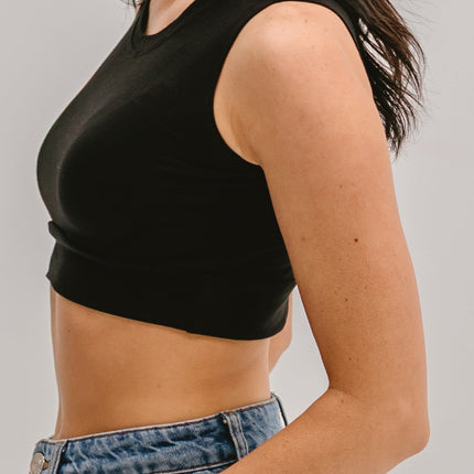 Crew Neck Tank Halftee