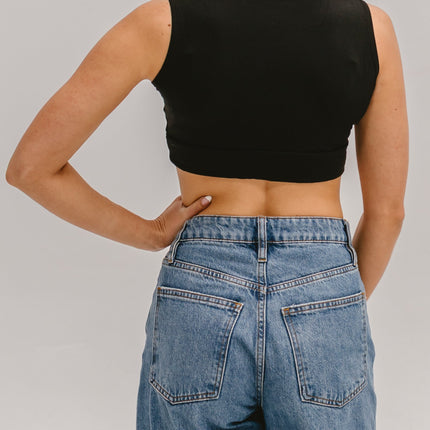 Crew Neck Tank Halftee